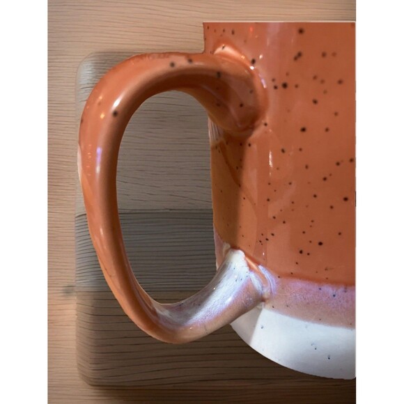 Stoneware Handmade Ceramic Drip Glazed Coffee Mug Campfire Rustic Cabin Urban - Picture 8 of 15